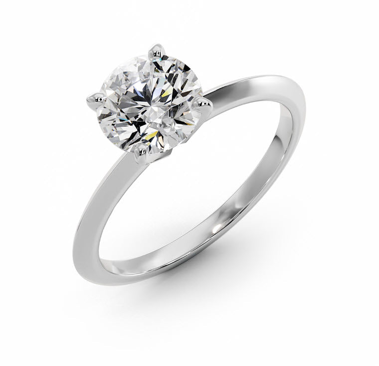 Roxann is the Classic Solitaire with 4 Prongs